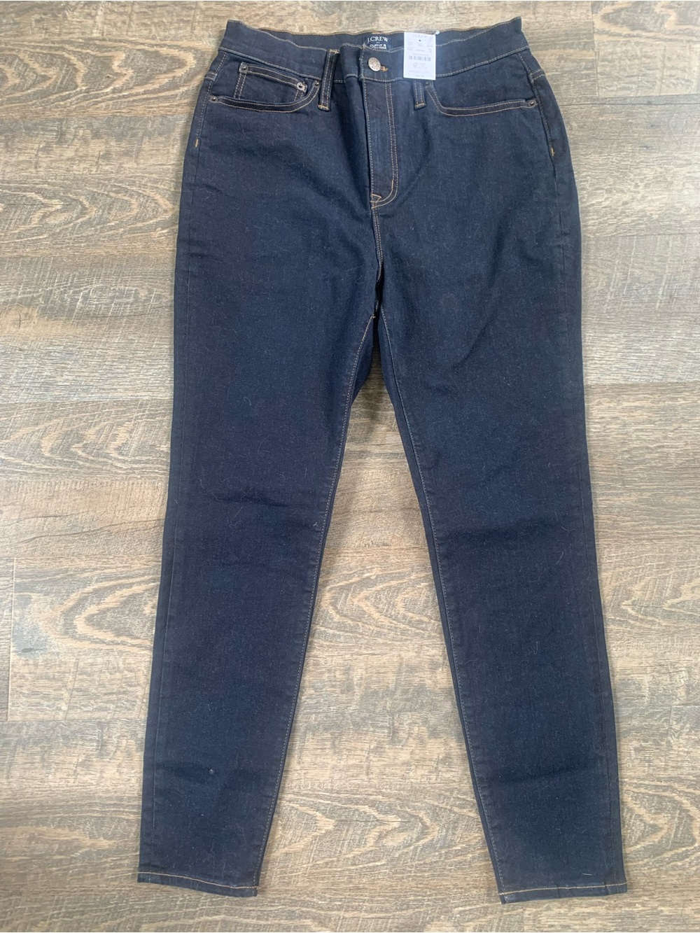 J. Crew Straight Leg Woman’s Emo Dark Indigo Skinny Jeans